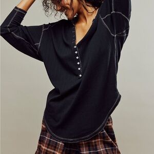 Free People Coffee Chat Pullover